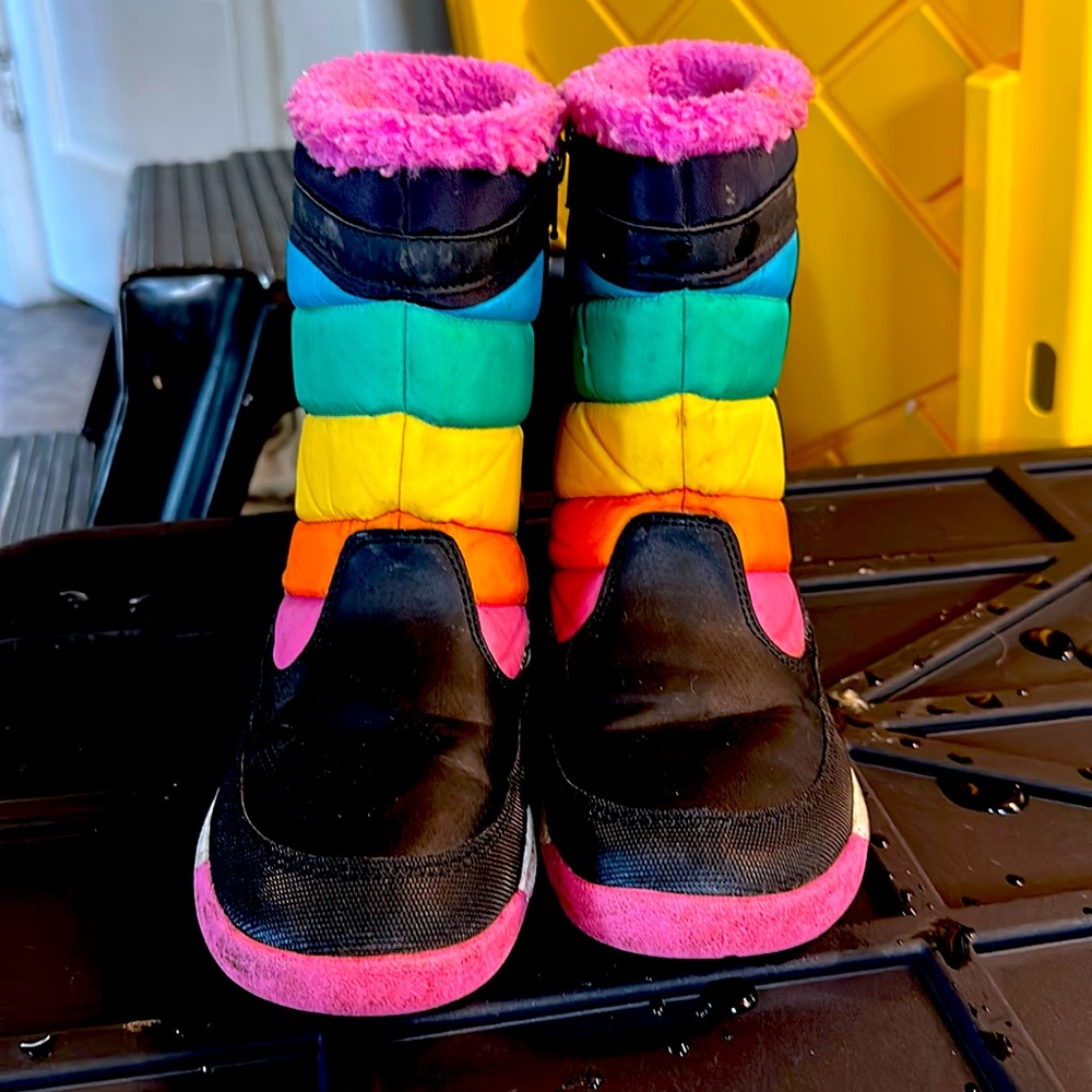 Merrell Alpine Puffer JR Rainbow Snow Boots 4M